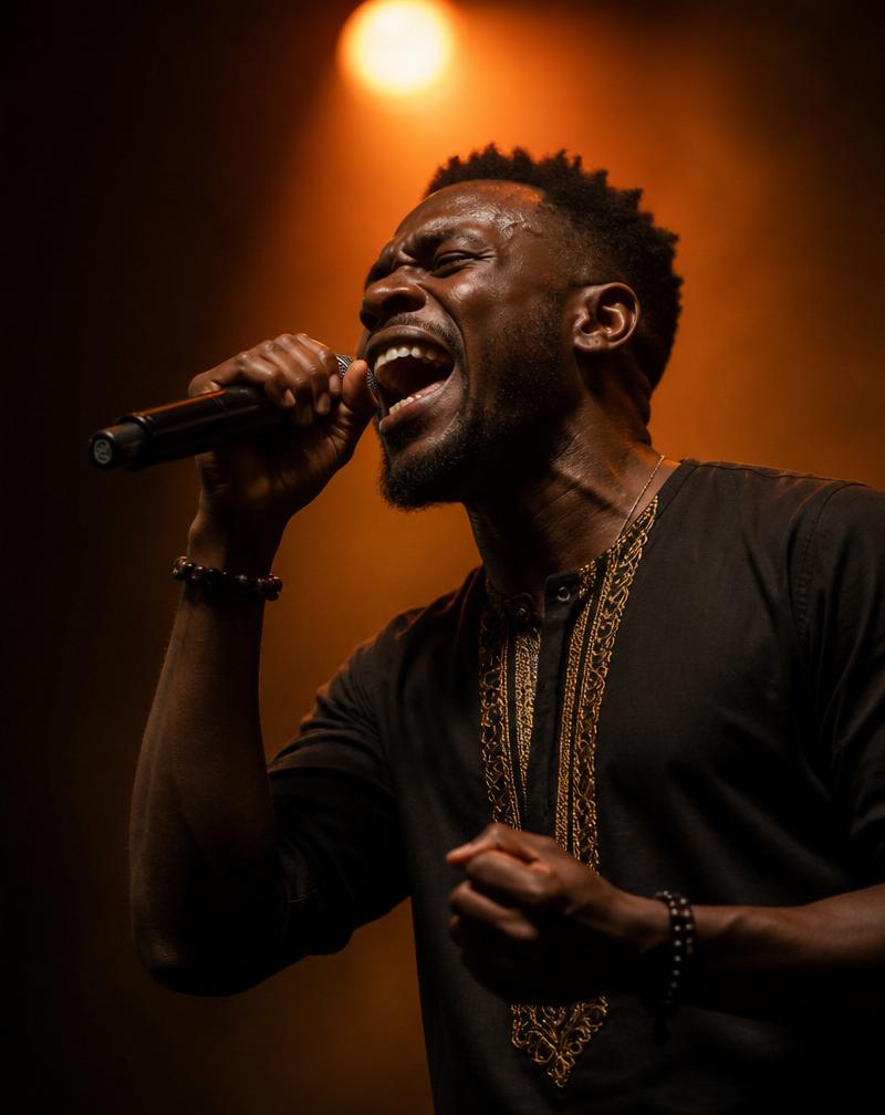 Tunde Adebayo performing