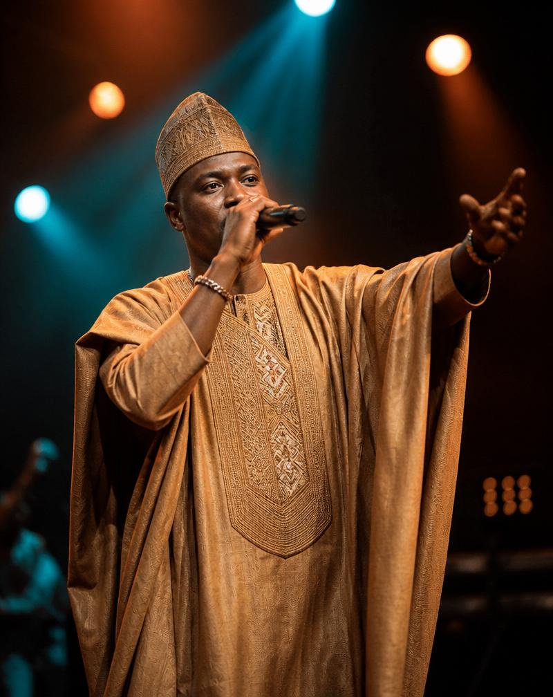 Bashir Yusuf performing